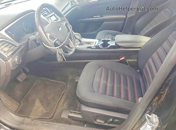3FA6P0HD0GR152602 2016 FORD FUSION Black Widok wnętrza z przodu