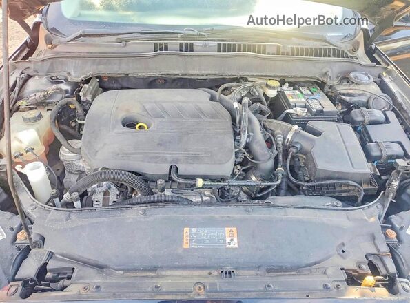 3FA6P0HD0GR152602 2016 FORD FUSION Black Widok wnętrza z tyłu
