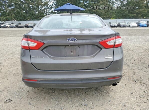 3FA6P0HD0GR332226 2016 FORD FUSION Gray Вид ззаду