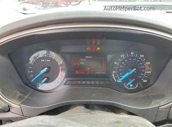 3FA6P0HD0GR332226 2016 FORD FUSION Gray Вид щитка приладів