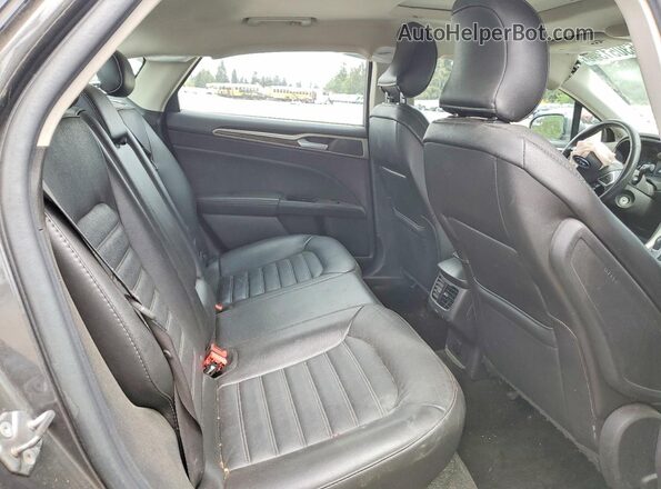 3FA6P0HD0GR332226 2016 FORD FUSION Gray Вид задніх сидінь