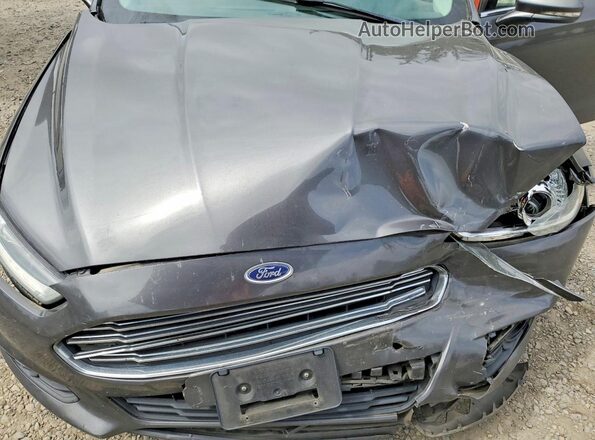 3FA6P0HD0GR332226 2016 FORD FUSION Gray Вид задньої частини салону