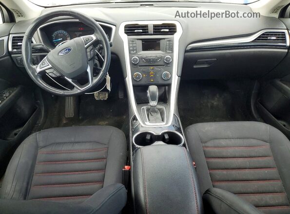 3FA6P0HD0GR362259 2016 FORD FUSION Silver Widok deski rozdzielczej