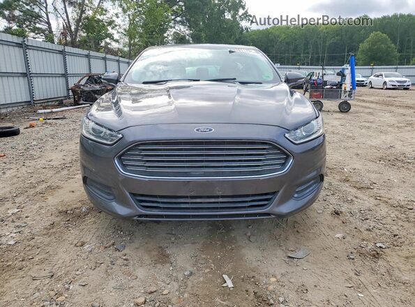 3FA6P0HD0GR364948 2016 FORD FUSION Gray Դիմացի տեսք