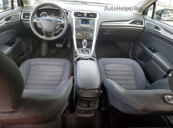 3FA6P0HD0GR364948 2016 FORD FUSION Gray Առջևի վահանակի տեսք