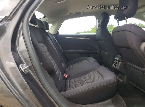 3FA6P0HD0GR364948 2016 FORD FUSION Gray Հետևի նստատեղերի տեսք