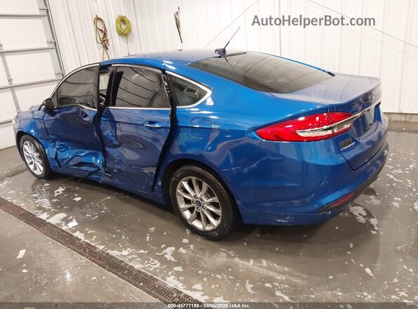 3FA6P0HD0HR156229 2017 FORD FUSION Blue Հետևի ձախ