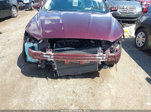 3FA6P0HD0HR333975 2017 FORD FUSION Темно-бордовый Вид спереди
