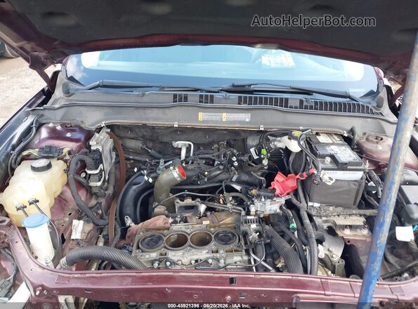 3FA6P0HD0HR333975 2017 FORD FUSION Темно-бордовый Вид сзади