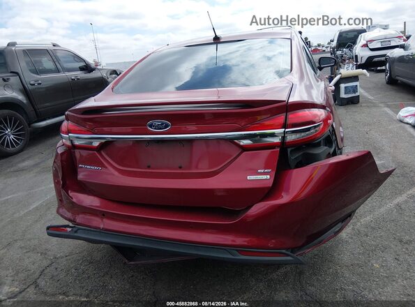 3FA6P0HD0HR398857 2017 FORD FUSION Red 