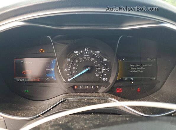 3FA6P0HD0HR403491 2017 FORD FUSION Gold ხელსაწყოთა პანელის ხედი
