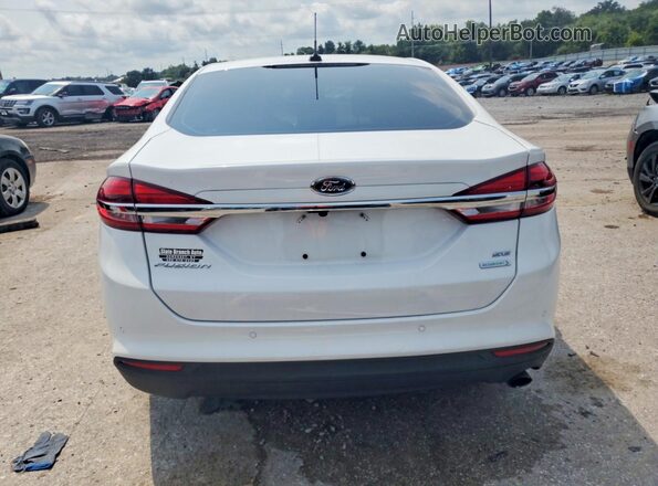 3FA6P0HD0JR114388 2018 FORD FUSION White Vista trasera