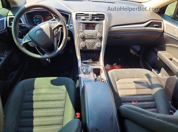 3FA6P0HD0JR195196 2018 FORD FUSION Черный Вид панели приборов