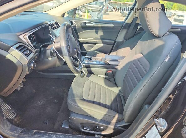 3FA6P0HD0LR122431 2020 FORD FUSION Black წინა სალონის ხედი