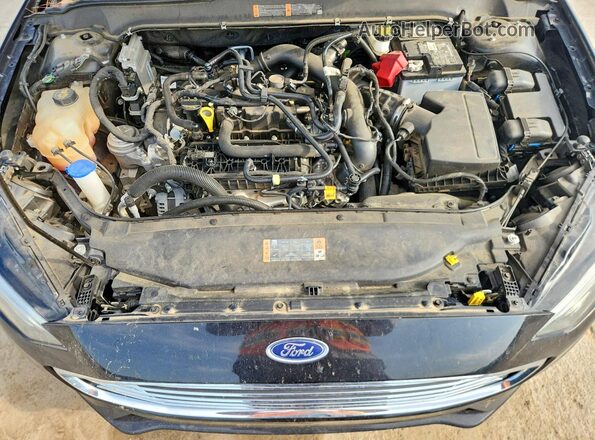 3FA6P0HD0LR122431 2020 FORD FUSION Black უკანა სალონის ხედი