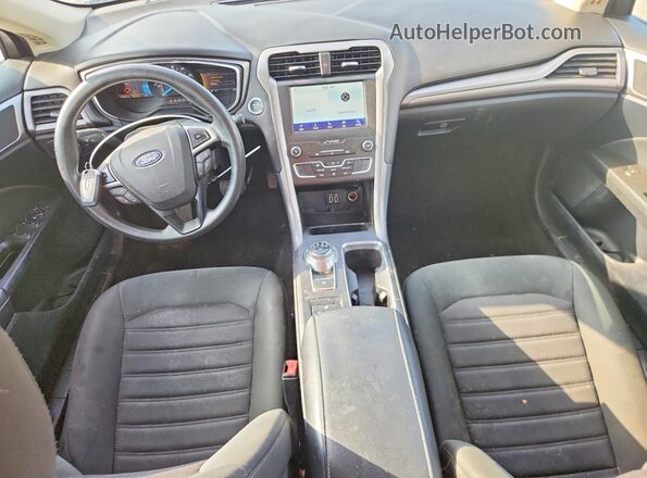 3FA6P0HD0LR122431 2020 FORD FUSION Black წინა პანელის ხედი