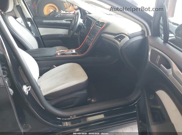 3FA6P0HD0LR122591 2020 FORD FUSION Black წინა სალონის ხედი