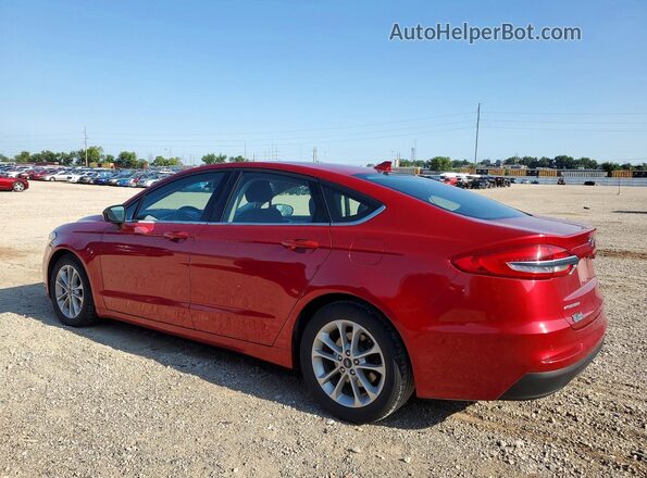 3FA6P0HD0LR185805 2020 FORD FUSION Red Задня ліва чверть