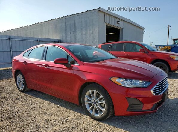 3FA6P0HD0LR185805 2020 FORD FUSION Red Передня права чверть