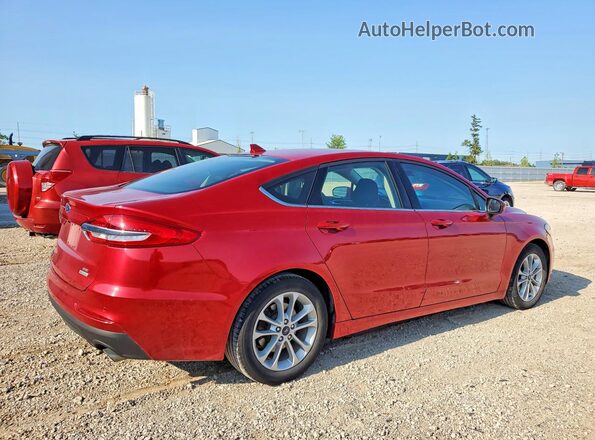 3FA6P0HD0LR185805 2020 FORD FUSION Red Задня права чверть