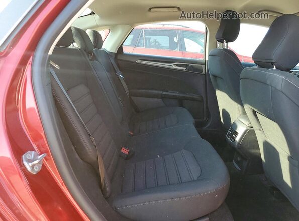 3FA6P0HD0LR185805 2020 FORD FUSION Red Вид задніх сидінь