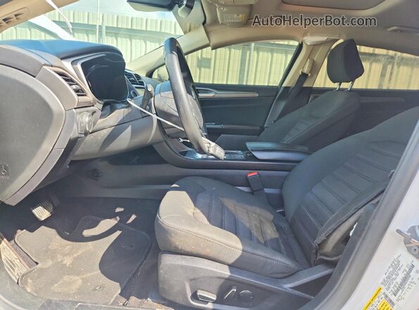 3FA6P0HD0LR202084 2020 FORD FUSION White წინა სალონის ხედი