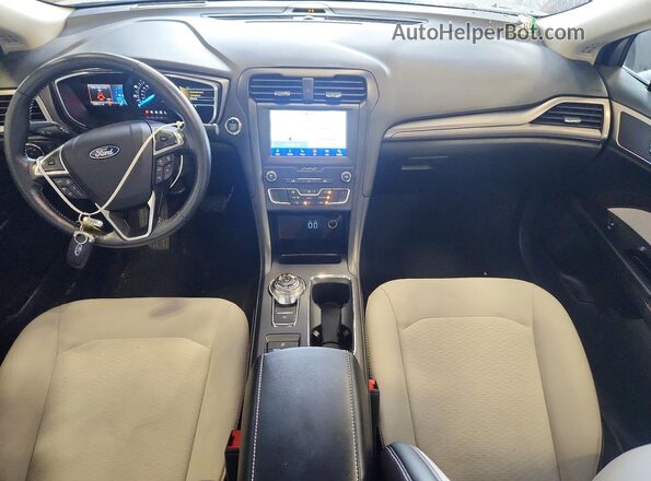 3FA6P0HD0LR247798 2020 FORD FUSION White Вид панелі приладів