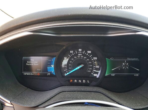 3FA6P0HD0LR257067 2020 FORD FUSION White Instrument cluster view