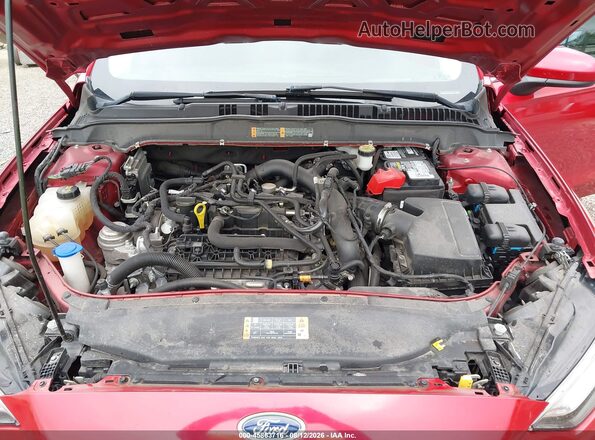 3FA6P0HD0LR259353 2020 FORD FUSION Red Հետևի տեսք