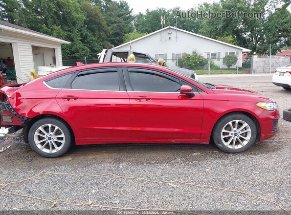 3FA6P0HD0LR259353 2020 FORD FUSION Red Սալոնի 360 աստիճան տեսք