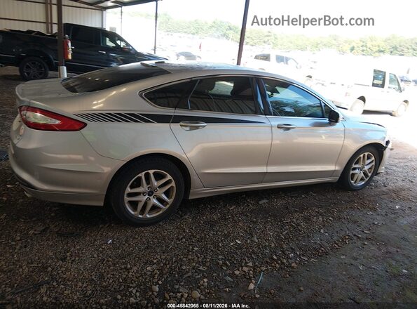 3FA6P0HD1GR284042 2016 FORD FUSION Silver Вид задньої частини салону