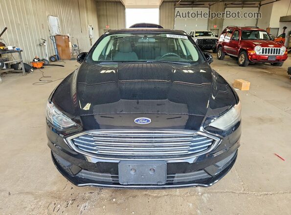 3FA6P0HD1HR155266 2017 FORD FUSION Black Вид спереду
