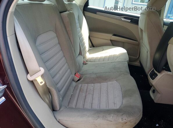 3FA6P0HD1HR243864 2017 FORD FUSION Maroon უკანა სავარძლების ხედი