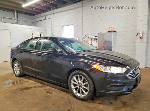 3FA6P0HD1HR312729 2017 FORD FUSION Black წინა მარჯვენა