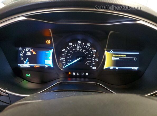 3FA6P0HD1HR312729 2017 FORD FUSION Black ხელსაწყოთა პანელის ხედი