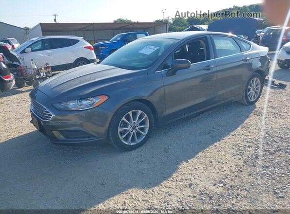 3FA6P0HD1HR372297 2017 FORD FUSION Серый Передняя левая четверть