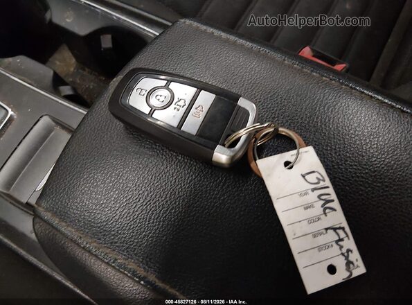 3FA6P0HD1JR167343 2018 FORD FUSION Синий Вид панели приборов