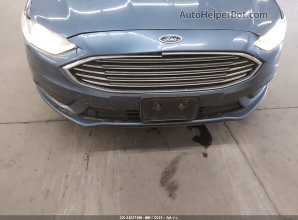 3FA6P0HD1JR167343 2018 FORD FUSION Синий Вид спереди