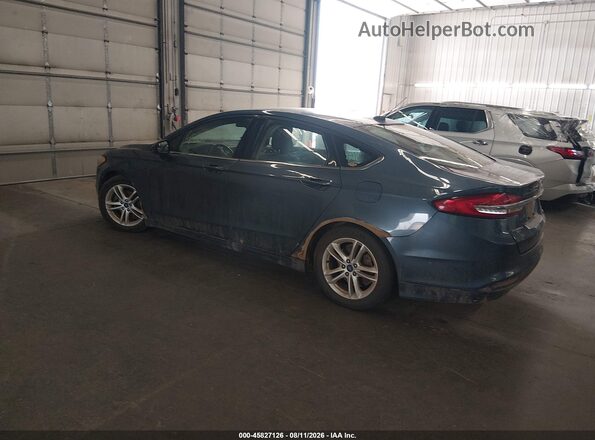 3FA6P0HD1JR167343 2018 FORD FUSION Синий Задняя левая четверть