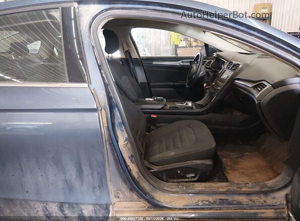3FA6P0HD1JR167343 2018 FORD FUSION Синий Вид салона спереди