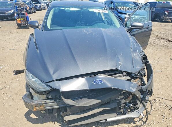 3FA6P0HD1JR230442 2018 FORD FUSION Gray Вид задньої частини салону