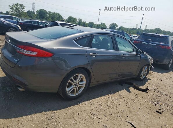 3FA6P0HD1JR230442 2018 FORD FUSION Gray Задня права чверть