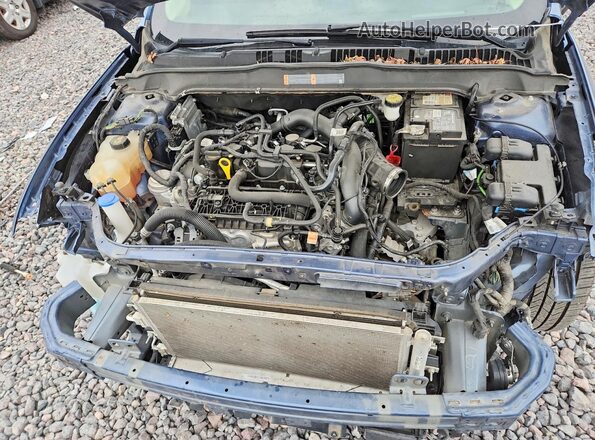 3FA6P0HD1KR178571 2019 FORD FUSION Blue Вид задньої частини салону