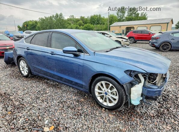 3FA6P0HD1KR178571 2019 FORD FUSION Blue Передня права чверть