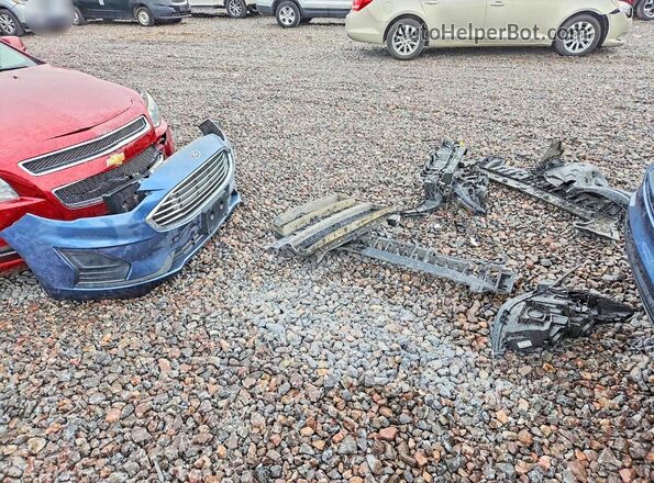 3FA6P0HD1KR178571 2019 FORD FUSION Blue Вид підкапотного простору