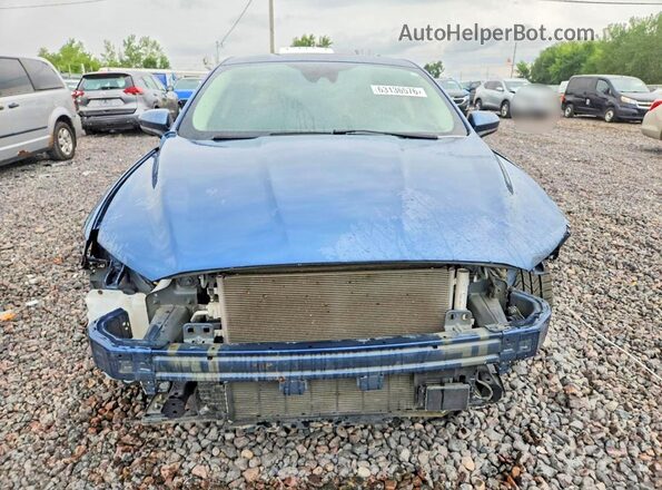 3FA6P0HD1KR178571 2019 FORD FUSION Blue Вид спереду
