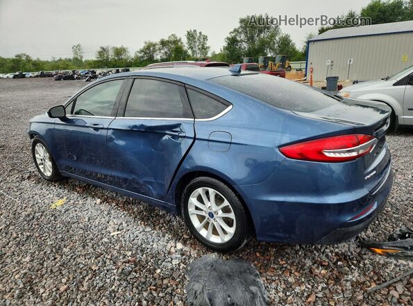 3FA6P0HD1KR178571 2019 FORD FUSION Blue Задня ліва чверть
