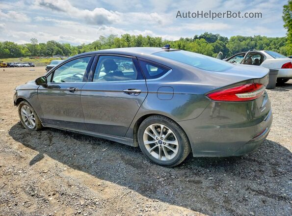 3FA6P0HD1LR102074 2020 FORD FUSION Gray Trasero izquierdo