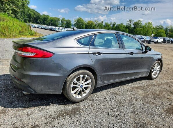 3FA6P0HD1LR102074 2020 FORD FUSION Gray Trasero derecho