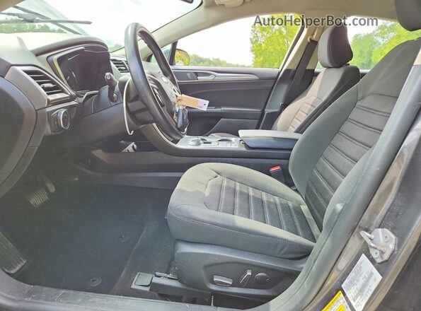 3FA6P0HD1LR102074 2020 FORD FUSION Gray Vista interior delantera